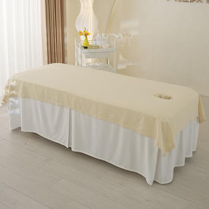 Nouvelle collection 2026 Ensemble <span class=keywords><strong>de</strong></span> draps <span class=keywords><strong>de</strong></span> table en coton mélangé blanc - Product Image 5