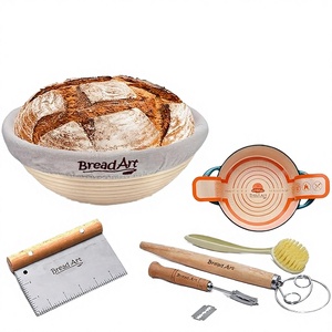 Bread Art Sourdough Proofing Basket Kit With Dough Scraper And Bench Knife For Bread Making - Product Image 3