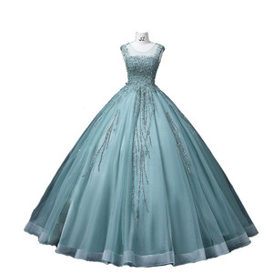 High End Stage Dress Women Green Puffy Skirt <b>Performance</b> <b>Wear</b> Vocal Examination Attire Spring Solo Hosting - Product Image 5