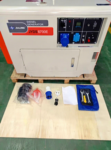 Generatore Diesel 5KVA 6KVA Monofase/Trifase 50/60Hz Super <span class=keywords><strong>Silenzioso</strong></span> per Uso Domestico - Product Image 3