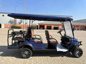 RENQI Vente en gros Voiturette de golf électrique 6 places 4 roues avec batterie au lithium Véhicule Club Car à vendre - Product Image 5