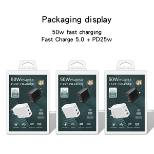 Cargador PD Tipo C de 50W, Adaptador USB C de Carga Rápida de 2 Puertos para Xiaomi <span class=keywords><strong>13</strong></span>, <span class=keywords><strong>Galaxy</strong></span> <span class=keywords><strong>S22</strong></span>, iPhone 14, 15, Huawei, Compatible con PD 3.0 - Product Image 6