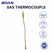 Termokopel Tembaga Boan BA-TC003 M8x1x41/M8x1x11 Ulir Tetap 300mm untuk Katup RV dan Gas Alam