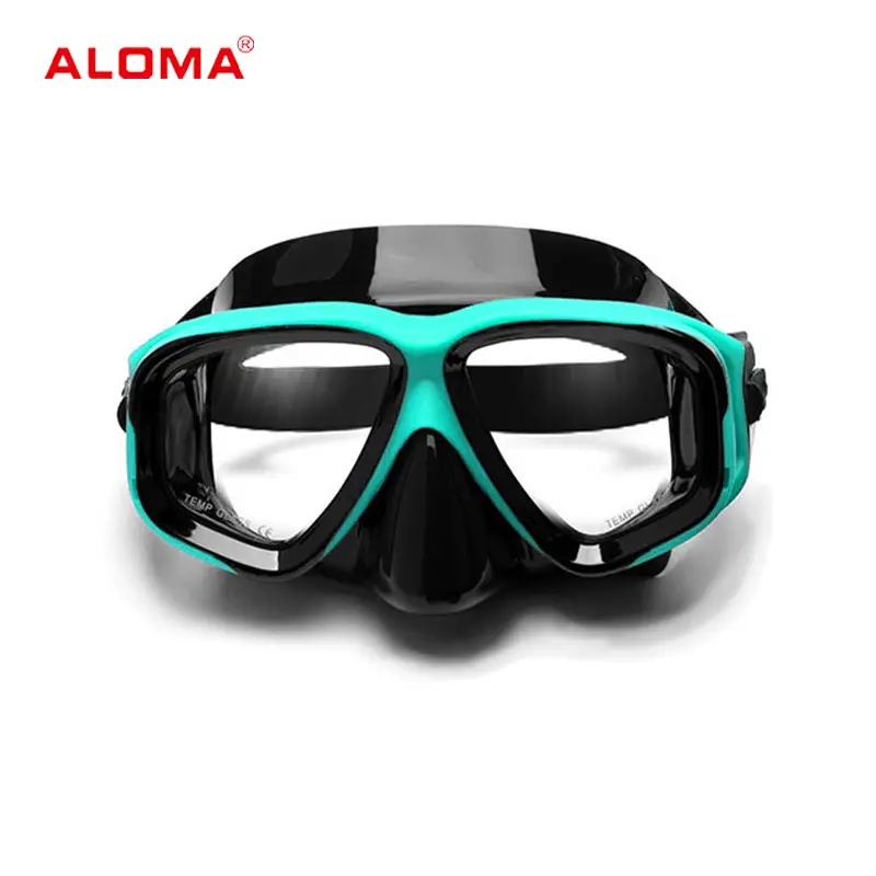 ALOMA Nouvelles lunettes de plongée en silicone à faible volume équipement de plongée professionnel anti-buée Masque de plongée d'apnée