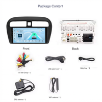 Système multimédia embarqué GPS portable pour tableau de bord, lecteur DSP USB MP3, écran partagé, caméra de recul, Carplay, Android Auto, Mirror