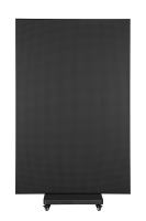 Écran LED couleur pliable à trois volets avec base mobile, affichage d'affiches HD GOB pour intérieur, utilisation multi-événements, location pour équipes de médias