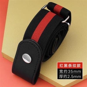Banda de cintura elástica Ins Cinturón de jeans de ocio versátil ajustable Sin hebilla Fácil de usar Soporte de cintura Cinturón <span class=keywords><strong>invisible</strong></span> Cinturón de mujer - Product Image 3
