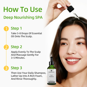 Aceite Esencial Revitalizante de Salvia a Base de Plantas de 30 ml, Regula el Exceso de Grasa, Hidratación Profunda, Equilibrio de <span class=keywords><strong>la</strong></span> Grasa, Reduce el Cabello <span class=keywords><strong>Roto</strong></span>, Curación Profunda - Product Image 4