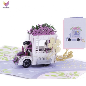 Thiệp giấy thủ công Việt Nam, kiểu bật lên, dùng trang trí ngày lễ, quà tặng, chất lượng cao, giá rẻ. - Product Image 1