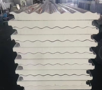Panneau sandwich en polyuréthane à isolation thermique pour murs, toitures et structures en acier industrielles