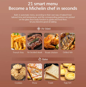 Máy Chiên Không Khí Kỹ Thuật Số Lành Mạnh Giá Nhà Máy 25 Lít 1700W Máy Nướng Bánh Mì Thông Minh Máy Chiên Không Khí Lò Nướng Có Lớp Lót Bằng Thép Không Gỉ - Product Image 6