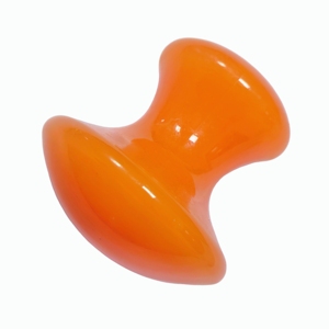 Outil de massage en résine orange en forme de champignon pour le dos, idéal pour la relaxation musculaire et la réduction des gonflements - Product Image 3