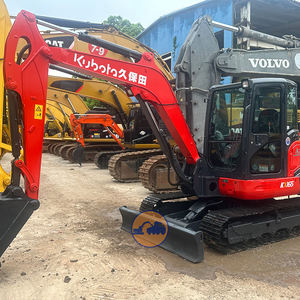 Excavator Bekas Kubota KX165 5-6 Ton Harga Murah KX165-5 Compact Digger Asal Jepang Peralatan Konstruksi Dijual - Product Image 3