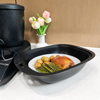 Pot de cuisson vapeur profond compatible avec le robot culinaire Thermomix TM7, pour la cuisson à la vapeur et la cuisson, pot d'extension pour la cuisson vapeur.
