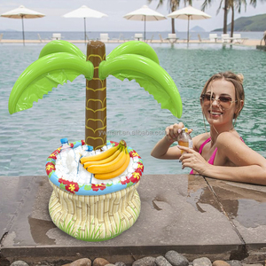 Mart Nouvellement Conçu Cocotier Gonflable Boisson Porte-Gobelet Piscine Tasse Flotteur pour Cocktails Seau À Glace Fête D'été Must Have - Product Image 2