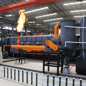 Four de carbonisation continue professionnel pour tiges de citronnelle, équipement de carbonisation de biomasse de haute qualité, durable - Product Image 4