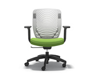 Chaise de bureau ergonomique certifiée BIFMA, design moderne, respirante, avec base en nylon à 5 étoiles, accoudoirs pivotants et réglage en hauteur