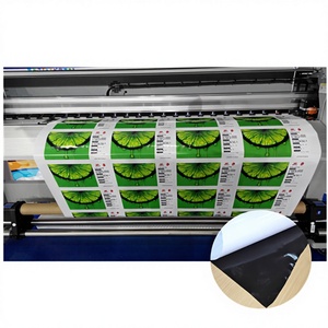 Pegatinas de coche sin burbujas de aire, <span class=keywords><strong>vinilo</strong></span> autoadhesivo de impresión de PVC blanco solvente ecológico de <span class=keywords><strong>gran</strong></span> <span class=keywords><strong>formato</strong></span> brillante - Product Image 1