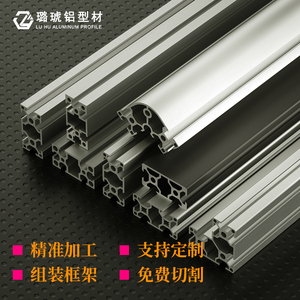 โปรไฟล์อลูมิเนียม Luhu 3060 อลูมิเนียมอัลลอยอุตสาหกรรม 30x60 มาตรฐานยุโรป วัสดุโครงสร้างแบบรีดขึ้นรูป - Product Image 1