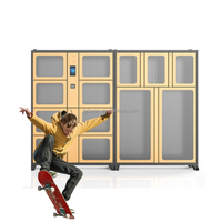 Distributeur automatique intelligent Baiwei avec écran tactile de 21 pouces pour raquettes de padel, système de location intelligent avec casier intelligent