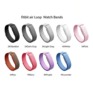 Bracelet de <span class=keywords><strong>montre</strong></span> en nylon tressé respirant pour Google <span class=keywords><strong>Fitbit</strong></span> Air, bracelet en nylon pour Google <span class=keywords><strong>Fitbit</strong></span> Air - Product Image 2