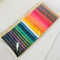 Mini-crayon de couleur en bois de golf personnalisé pour enfants, 3.5 pouces, demi-taille, bon marché, promotion