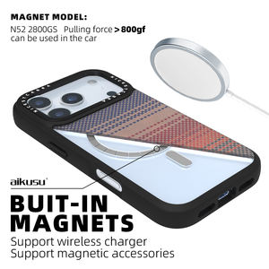 Étui de téléphone personnalisé Aikusu en fibre d'aramide Kevlar marron pour iPhone 13 14 15 16 17 Pro Max - Product Image 4