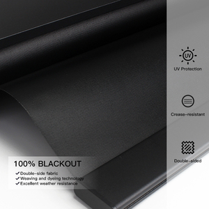 Smart Electric Roller <strong>Shades</strong> for Office Hotel Full Blackout <strong>Window</strong> Curtains Built-In Motor Fabric Blinds for Kitchen Bedroom - Product Image 2