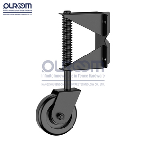 Vinyl hàng rào cổng bánh xe thép bền kẽm tráng dễ dàng cài đặt hàng rào cổng phần cứng bánh xe - Product Image 1