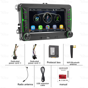 Écran de voiture sans fil BQCC 7 pouces Mp5 <span class=keywords><strong>Carplay</strong></span> Android Mirrorlink pour Volkswagen VW CC Passat B7 Polo Golf 5 6 Jetta Mk5 Mk6 - Product Image 2