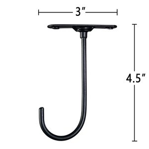 Gancho de plátano debajo del Gabinete Colgador de plátano de metal debajo del gancho del Gabinete Madura Plátanos debajo del Gabinete para colgar fresco - Product Image 4