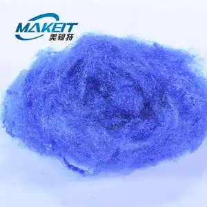 Polyester Staple Fiber Solid Color Fiber The Recycled Fibres Manufacturers direct sale high tenacity and Durability Wholesale