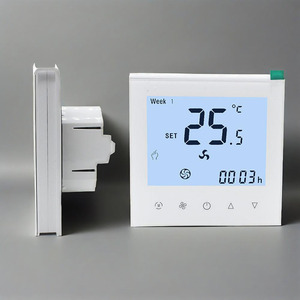 <span class=keywords><strong>2</strong></span>/4 Pipe Fan Coil Unit System Room <span class=keywords><strong>Chauffage</strong></span>/refroidissement Thermostat programmable numérique avec Wifi - Product Image 4