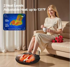 Masseur de pieds Shiatsu avec physiothérapie infrarouge et pétrissage par compression d'air pour le confort plantaire et la relaxation de haute qualité - Product Image 2