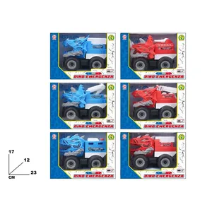 Dino Emergenza, Vehículo de Juguete de Fricción, 23x17x12 cm, Azul y Rojo, Coche de Emergencia para Niños de 3+ Años - Product Image 1