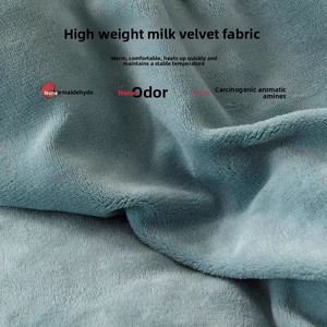 Piumino Moderno in <span class=keywords><strong>Velluto</strong></span> per Maternità e Neonati, Set Quattro Pezzi, Morbido e Caldo, per Dormitorio Studentesco, Singolo/Doppio, Tinta Unita, Autunno/Inverno - Product Image 4