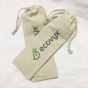 Practical Storage <b>Backpack</b> Bag Cotton Linen Christmas Gift Tote Canvas Drawstring Bags Blank Custom with logo - Product Image 2