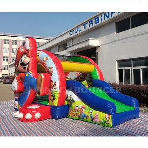 Château <span class=keywords><strong>gonflable</strong></span> personnalisé Maison <span class=keywords><strong>gonflable</strong></span> <span class=keywords><strong>Mario</strong></span> Brothers Château <span class=keywords><strong>gonflable</strong></span> avec toboggan - Product Image 1