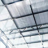 Filet d'ombrage réfléchissant en aluminium argenté pour serre, tissu maillé 50% 60% 65% pour l'agriculture