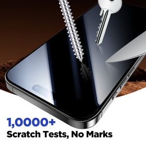 ฟิล์มกระจกนิรภัยป้องกันการมองเห็นสำหรับ <span class=keywords><strong>iPhone</strong></span> 16 พร้อมคุณสมบัติป้องกันรอยขีดข่วน ป้องกันการตกกระแทก ป้องกันแสงสะท้อน และออกแบบให้เข้ากับเคสได้ - Product Image 4