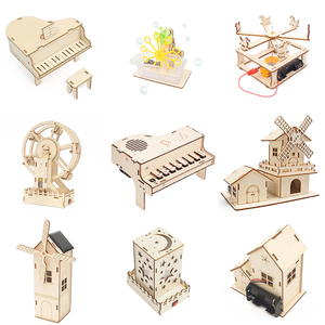 Eco-friendly Wood Crafts Assembly Diy Kit School Stem Educational Science Engineering Toys Laser Cut 3D Wooden <strong>Puzzle</strong> For Kids - Product Image 3