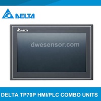 Serie Delta TP70P, panel táctil de 7 pulgadas HMI, interfaces hombre-máquina con PLC incorporado, de la serie TP70P, de la serie de La HMI, De La HMI, con el PLC incorporado