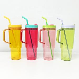 2025 New Adventure 40oz 3 en 1 ensemble de gobelets en plastique avec poignée et paille - Product Image 6