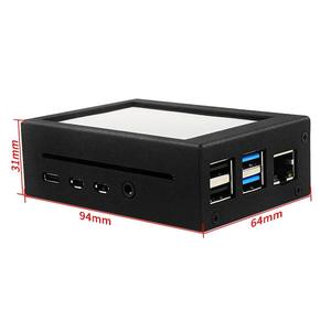 Raspberry <span class=keywords><strong>Pi</strong></span> 4b 3.5Inch Scherm Pi4 Generatie Monitor Geïntegreerde Koelventilator Metalen Behuizing - Product Image 2