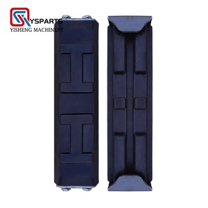 Patin en caoutchouc à <span class=keywords><strong>prix</strong></span> attractif pour excavatrices MS280 MS300 MS300LC MS350 MS380 MS650, patin en caoutchouc pour excavatrice, semelle en caoutchouc - Product Image 1