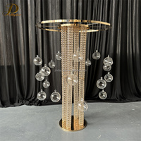 Vase à fleurs de table JINDA, design tendance, or, élégant, décoration de table pour les célébrations nuptiales