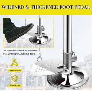 Oculatore industriale 304 in acciaio inossidabile a doppio ugello oculista verticale per uso di laboratorio - Product Image 5