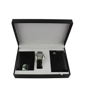 Business quartz horloge voor mannen hot koop mannen horloge gift set