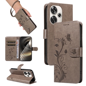 Funda de Cuero con Diseño de Mariposa y Flores para Xiaomi POCO F6 14 Ultra 13 <span class=keywords><strong>Pro</strong></span> 12 Lite 13T <span class=keywords><strong>12T</strong></span> <span class=keywords><strong>Redmi</strong></span> A3 Turbo3 5G - Product Image 4