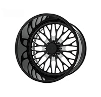 Jantes de camion forgées sur mesure JC Deep Dish Chrome 22x12 24x12 24x14 26x12 26x14 pouces pour Ford F-250 F-350 GMC Sierra 2500